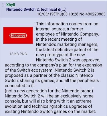 — PadWarrior (@pad_warrior) March 9, 2023 Coincidentally, a supposed datamine from <strong>4chan</strong>, that apparently uncovered all the characters’ identities, popped up earlier this week. . Nintendo leak 4chan